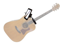 Fret Cam Guitar Ukulele Mount Smartphone Cellphone Fretboard Camera Holder