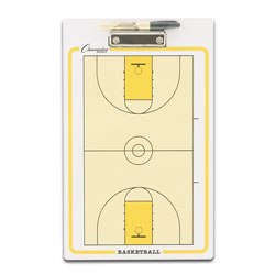 Baseball Hockey Soccer LEAP Coach Board Premium Tactical Clipboard Two Sides with Full & Half Court Dry Erase Marker Board for Basketball Football 