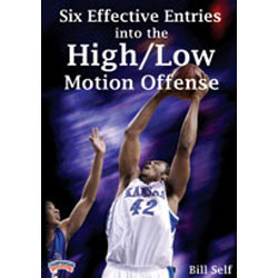 Six Effective Entries into the High/Low Motion Offense - Basketball DVD