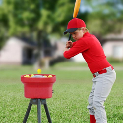 Crusher Curve Dual Wheel Mini Lite-Ball Pitching Machine with 8hr Battery