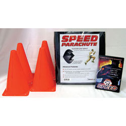 Extreme Speed DVD, Speed Parachute, 4 All Sport Cones