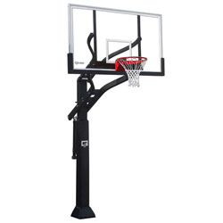 Gared Elite Pro  II Tempered Glass In Ground Basketball Hoops 72in