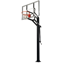 Goalrilla GS-III In-Ground Basketball Hoop with 54-Inch Tempered Glass Backboard