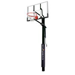 Goalrilla Silverback SB-60 In-Ground Basketball Hoop with 60-Inch Tempered Glass Backboard