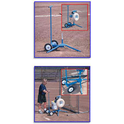 Jugs Super Softball Pitching Machine + Cart Combo