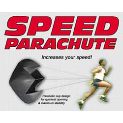PARACHUTE RUNNING SPRINTING RESISTANCE WORKOUTZ 40 INCH SPEED CHUTE SMALL 