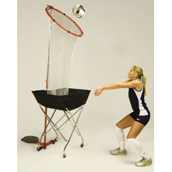 Volleyball Drill Cart Rolling Basket