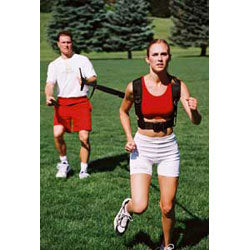 Running Speed Resistance Trainer with Breakaway Shoulder Harness